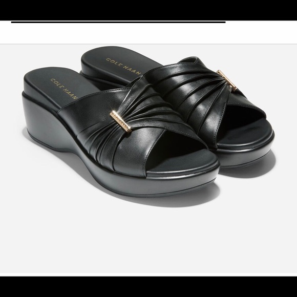 Womens shoes- Cole Haan New   Sandals   8B nwot in Original Box. 100% Leather - Picture 5 of 6